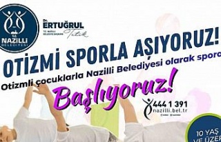 Nazilli Belediyesi’nden otizmli çocuklara spor...