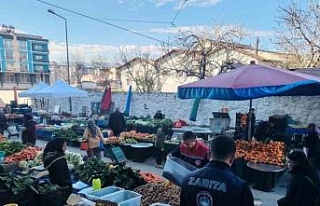 Ortaklar Semt Pazarı’nda gıda denetimi