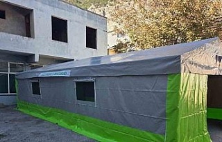 Sazlı Mahallesi’ne hayırsever desteği ile taziye...