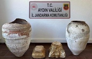 Söke’de tarihi eser operasyonu