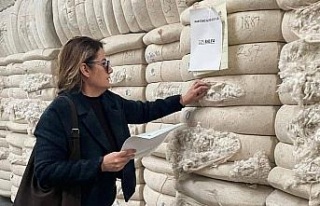 Söke’den yurt dışına gidecek ham pamuklar denetlendi