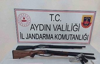 Sultanhisar’da silah operasyonu