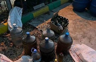 Yeni yıl öncesi 6 ton sahte alkol ele geçirildi