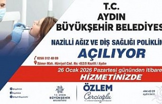 Aydın Büyükşehir Belediyesi’nden Nazilli’ye...