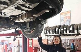 Aydın yıllar sonra buz tuttu, oto lastikçileri...