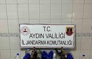 Aydın’da jandarmadan sahte alkol operasyonu