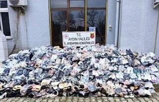 Aydın’da kaçak ayakkabı operasyonu