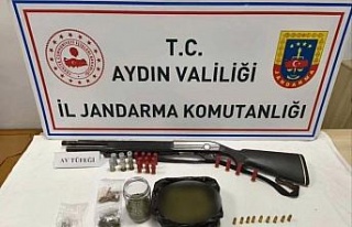 Aydın’da uyuşturucu ve ruhsatsız silah operasyonu