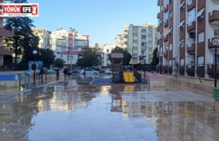 ÇOCUKLAR GÜVENLE OYNASIN DİYE EFELER’DE PARKLAR...