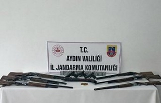 Didim’de ruhsatsız silah operasyonu