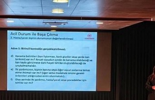 Germencik Belediyesi personeline ilk yardım eğitimi