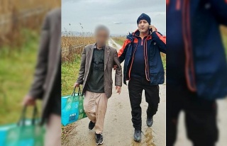 Kaybolan Alzheimer hastası yaşlı adam sulama kanalı...