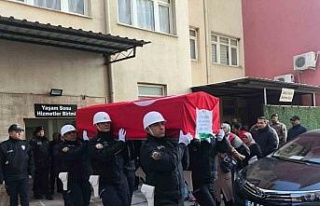 Şehit polis memuru Aydın’dan memleketine uğurlandı