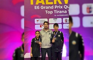 Avrupa Taekwondo müsabakasında Kuyucaklı sporculardan...
