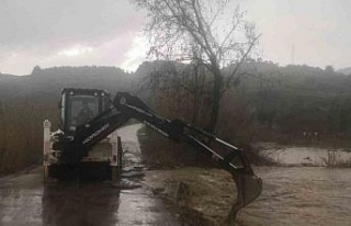 Aydın’da sağank yağışa karşı Büyükşehir...