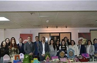 Sultanhisar’da el emeği göz nuru eserler sergilendi