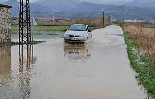 Sultanhisar’da kurutma kanalı taştı, tarım arazileri...
