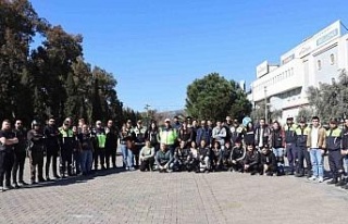 Aydın’da motosiklet sürücülerine güvenli sürüş...