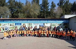 Aydın’da öğrenciler doğa sevgisini öğreniyor