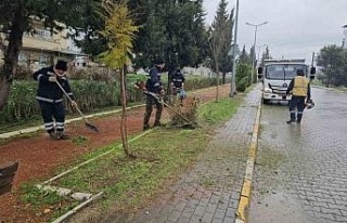 Büyükşehir ekiplerinden Nazilli yürüyüş yolunda...