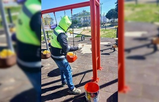 Didim’de parklar çocuklar için yenilendi