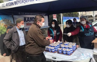 Aydın Büyükşehir, Regaip Kandili İçin Helva...