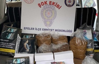 Aydın’Da 8 Kilo Kaçak Tütün Ele Geçirildi 