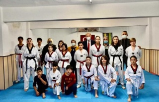 Başkan Atabay Genç Tekvandocularla Görüştü 
