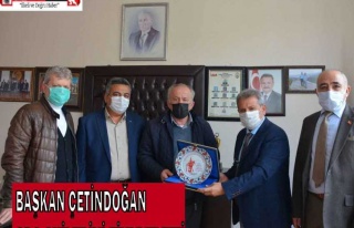 BAŞKAN ÇETİNDOĞAN ODA AHİLERİNİ ZİYARET ETTİ