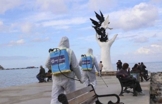 Büyükşehir Belediyesi, Kuşadası’Nda Dezenfekte...