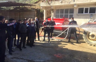 Çaylı Ve Hasköy Mahallesi’Nde Yangın Söndürme...