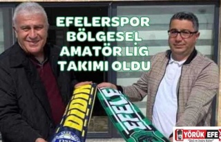 EFELERSPOR BÖLGESEL AMATÖR LİG TAKIMI OLDU