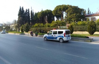 Karşıdan Karşıya Geçmek İsterken Motosiklet...