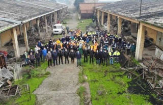 Nazilli Belediyesi Sümerbank Alanını Elden Geçirdi...