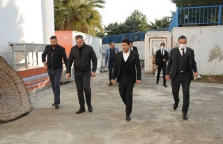 Rektör Aldemir, Didim Sosyal Tesislerde İncelemelerde...