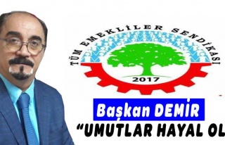SENDİKA ŞUBE BAŞKANI ASGARİ ÜCRET ORANINI ELEŞTİRDİ