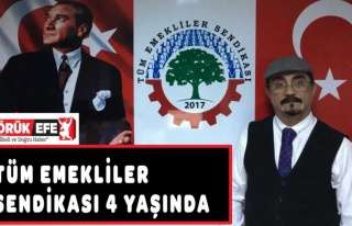 TÜM EMEKLİLER SENDİKASI 4 YAŞINDA