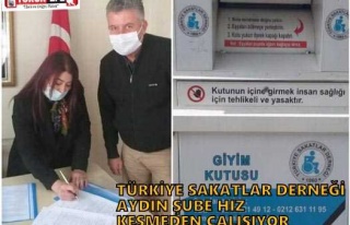 TÜRKİYE SAKATLAR DERNEĞİ AYDIN ŞUBE HIZ KESMEDEN...