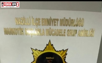 Nazilli emniyetinden uyuşturucu operasyonu: 1 kişi tutuklandı