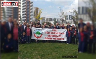 2021 Tüm Emekliler Sendikası’nın Ankara Yeni Mahallede Küçük Bir Ormanı Var Artık