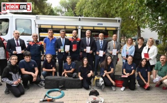 Aydın Lisesi’nde tahliye tatbikatı gerçekleştirildi