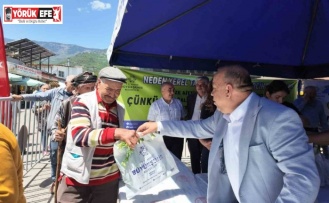 Bozdoğan’da vatandaşlara 25 bin fide dağıtıldı