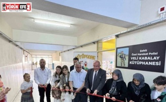 Karacasu’da Şehit Veli Kabalay Kütüphanesi açıldı