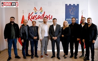 AYDIN BÜYÜKŞEHİR GAZETECİLER CEMİYETİ’NDEN BAŞKAN ÖMER GÜNEL’E ZİYARET