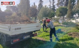 EFELER’İN EKİPLERİ MEZARLIKLARDAKİ ÇALIŞMALARINA DEVAM EDİYOR