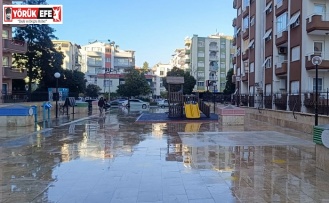 ÇOCUKLAR GÜVENLE OYNASIN DİYE EFELER’DE PARKLAR TERTEMİZ