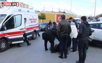 Kavşak içindeki kazada sürücü yaralandı