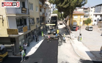Efeler Belediyesi’nden Çankaya Caddesi’ne asfalt