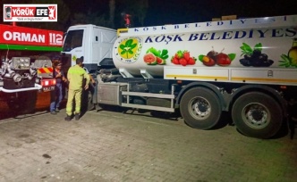 Köşk Belediyesi’nden yangın bölgesine destek