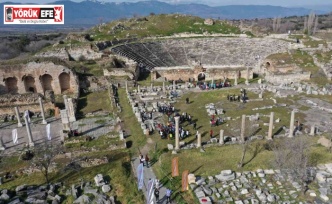 Oryantiring İl Birinciliği Yarışması Afrodisias Antik Kenti’nde yapıldı